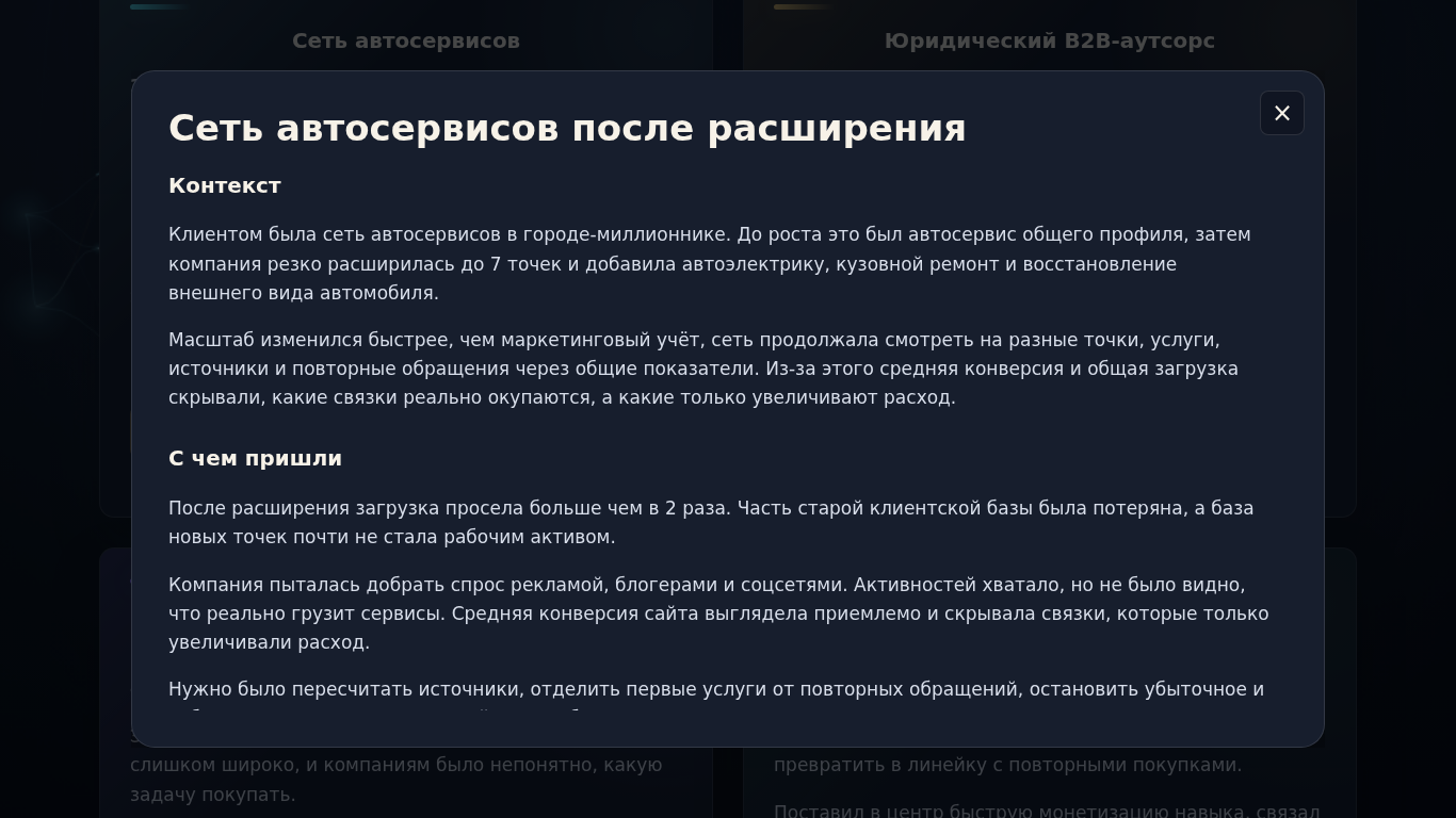 Модалка кейса на desktop